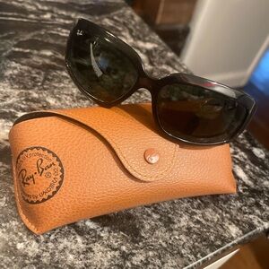 Ray-Ban Jackie Ohh 4102 Sunglasses Black with Case, New & Unused